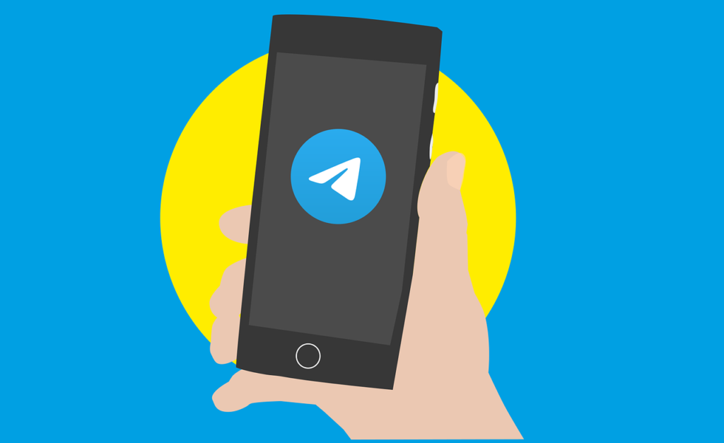 Ilustrasi fitur Telegram. (sumber: Pixabay)