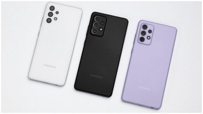 Ilustrasi smartphone Samsung Galaxy M22. (sumber: Tribunews)