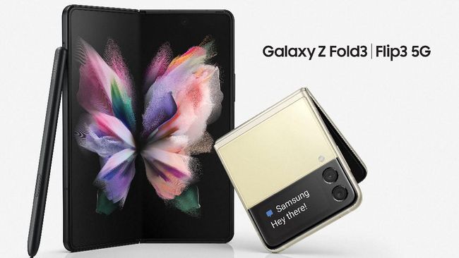 Ilustrasi Samsung Galaxy Z Fold dan Flip 3. (sumber: Detik)