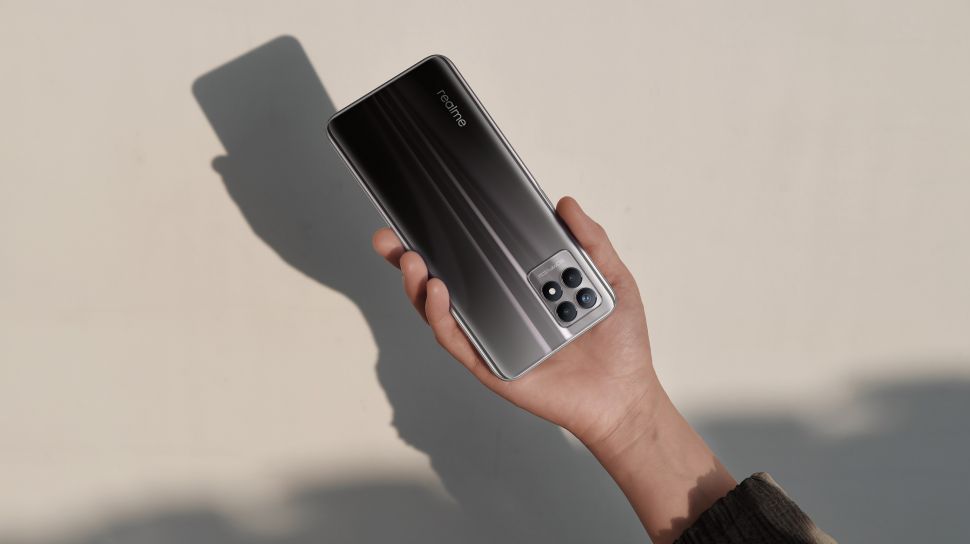 Tampilan Realme 8i. (sumber: Suara.com)