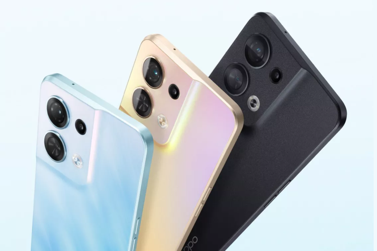 Ilustrasi Oppo Reno 8 series. (Sumber: Kompas.com)