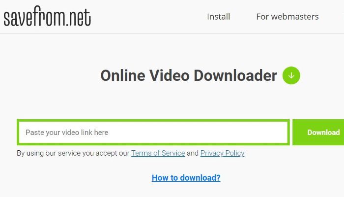 Ilustrasi laman savefrom.net. (Sumber: AyoSemarang)