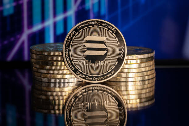 Ilustrasi Solana, mata uang kripto. (sumber: iStock)