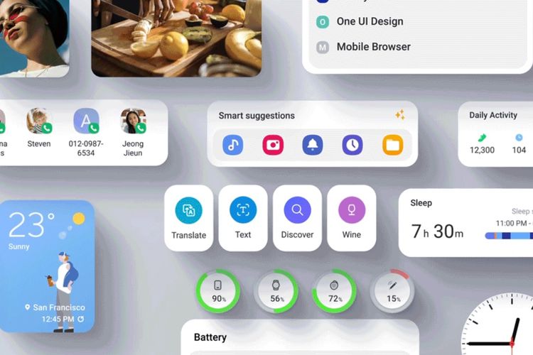 Ilustrasi Samsung One UI 5. (Sumber: Samsung)