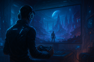 Ilustrasi Game Futuristik dan Harapan Masa Depan: Mimpi atau Warning?